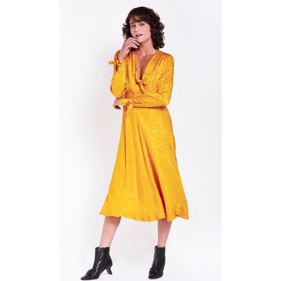 ghost leopard print dress